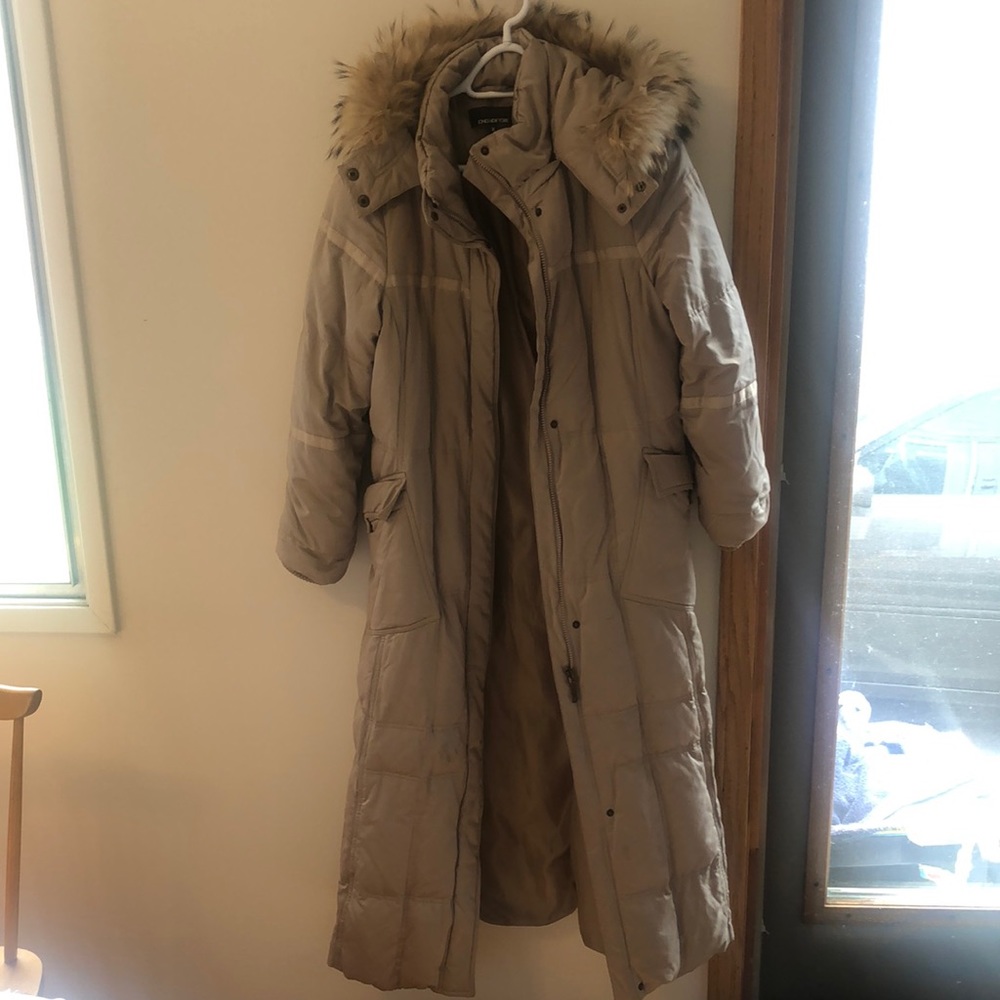 Long Sage Green Winter Coat